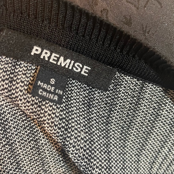 Premise black and white houndstooth knit top - Picture 5 of 5